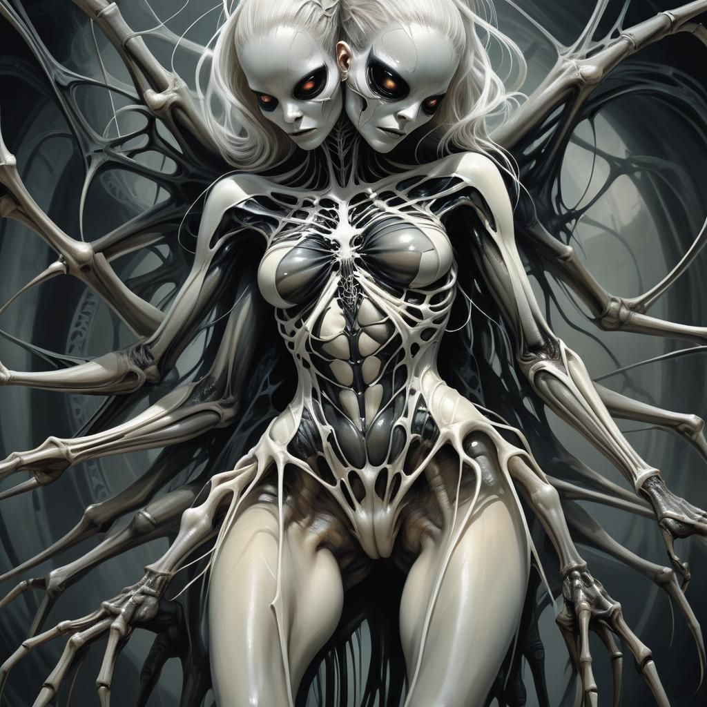 Nightmare Weaver: Dark Fantasy Portrait in Digital Painting ...