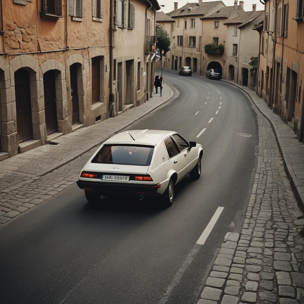 Futuristic Citroën CX Concept Car in Carcassonne