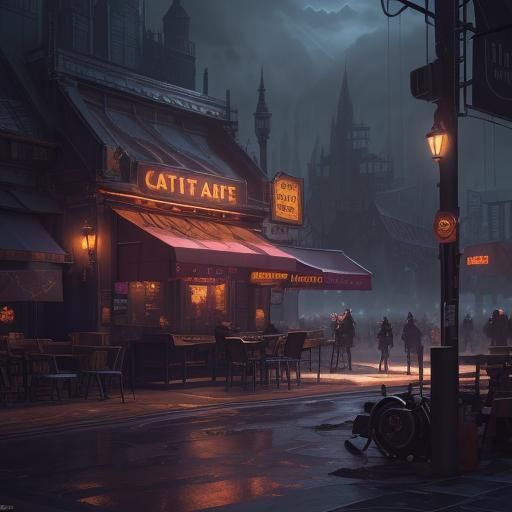 Fantastical Matte Painting in Deep Color