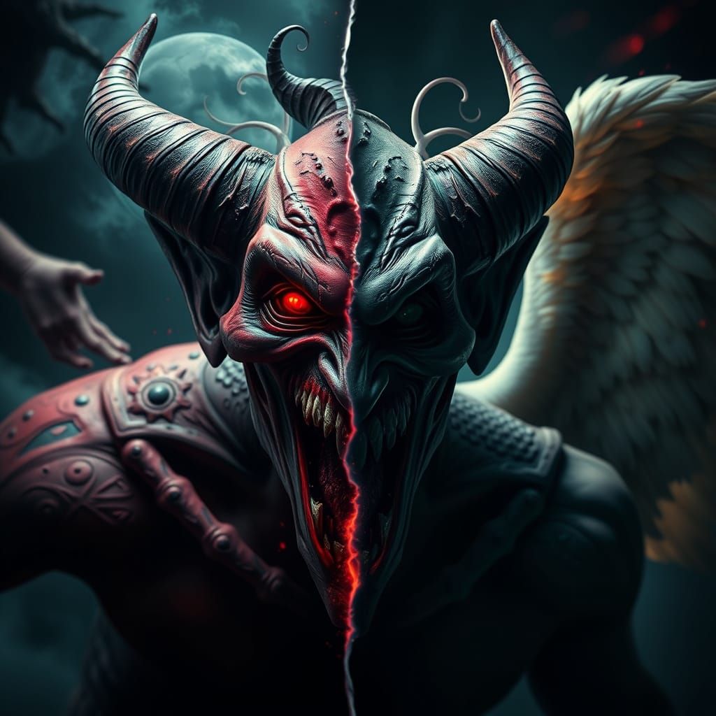 Nightmares Versus Dreams; SPLIT; uHD photorealism; screaming...