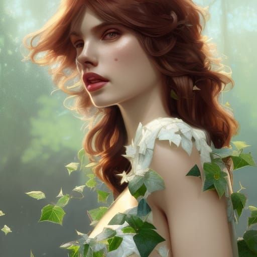 Hyperdetailed Portrait of Ivy in Dynamic Lighting