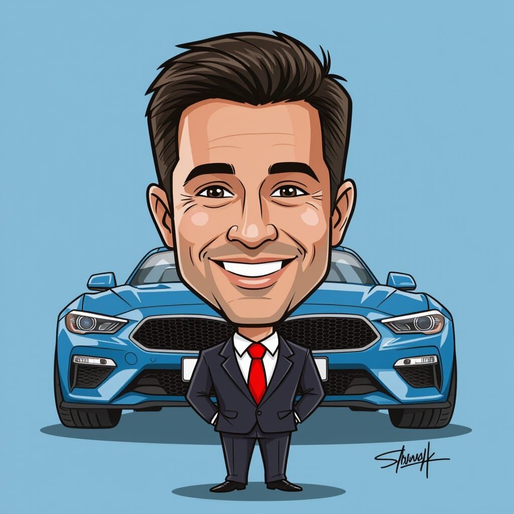 AI Generated Caricature Art