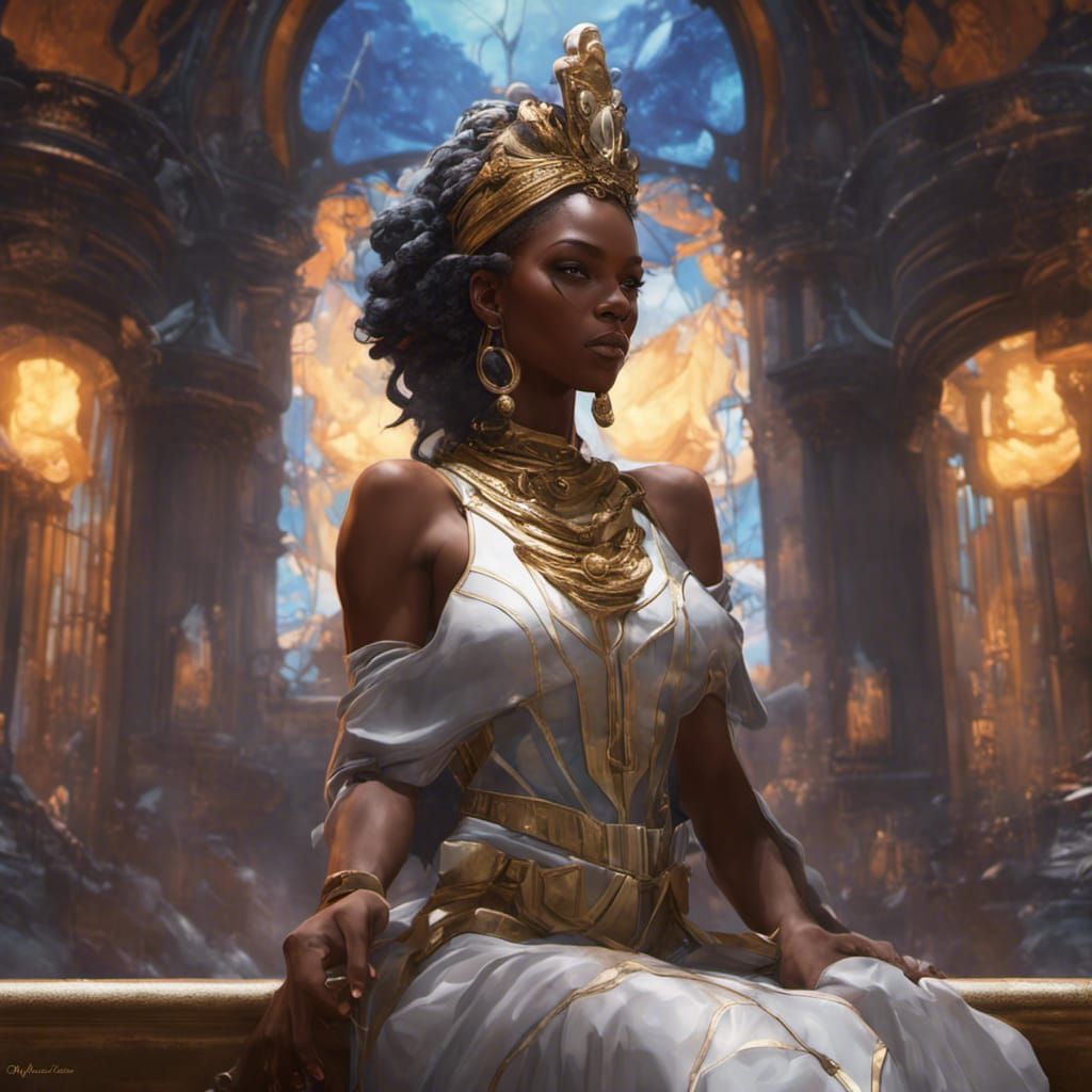 Queen Storm: Hyperdetailed Concept Art in 8K