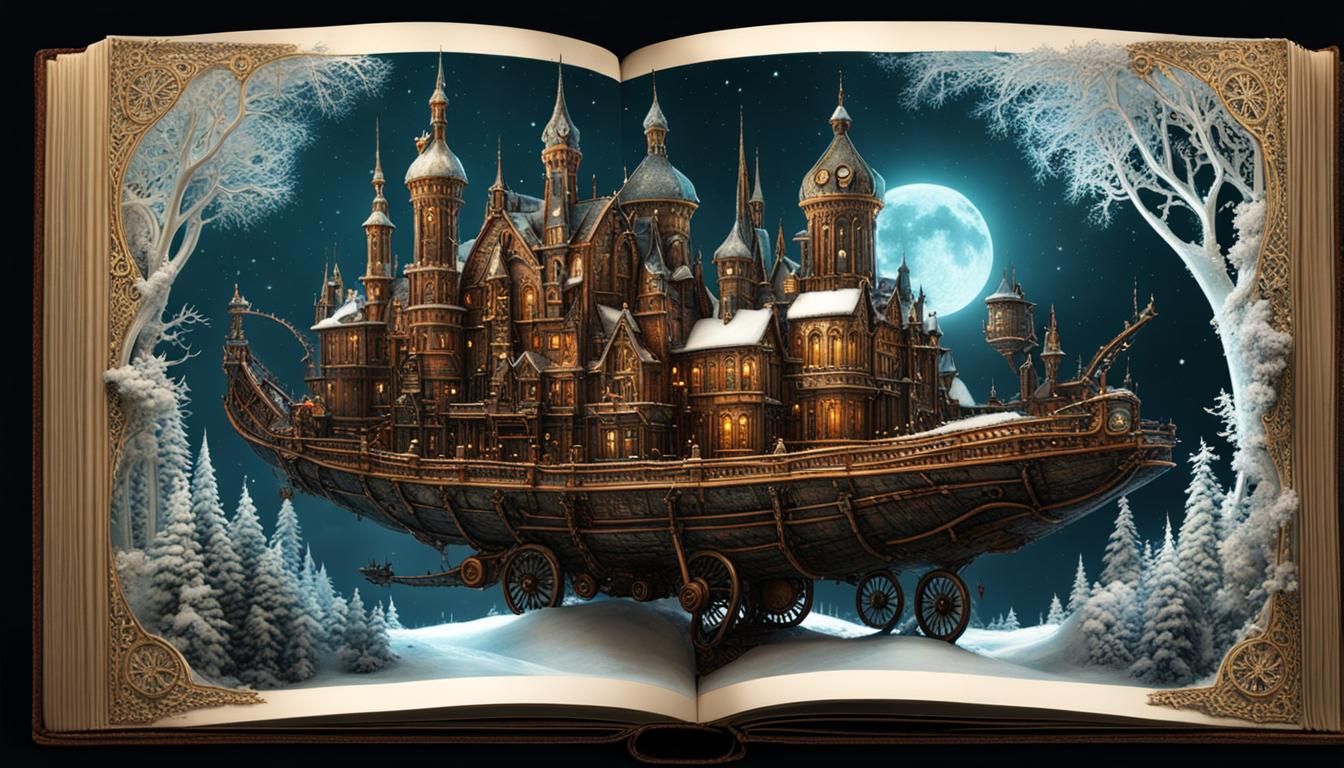 Steampunk Winter Transport