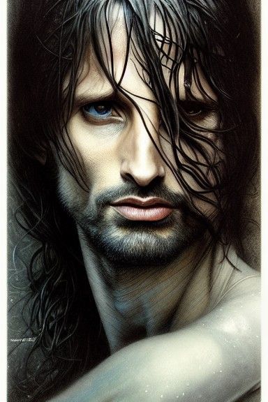 Intricate Portrait of a Regal Man