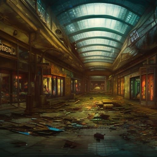 Abandoned Shopping Center in Unreal Engine