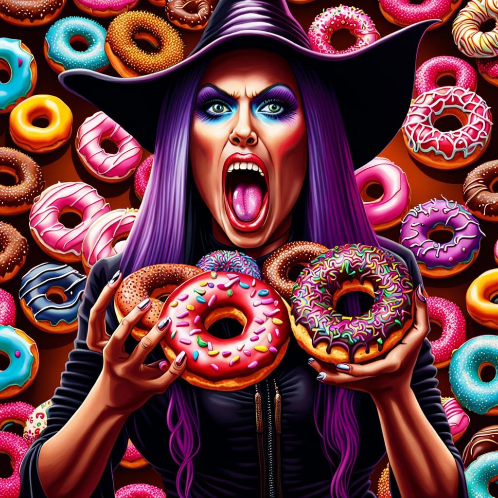 Donut Sugar Witch