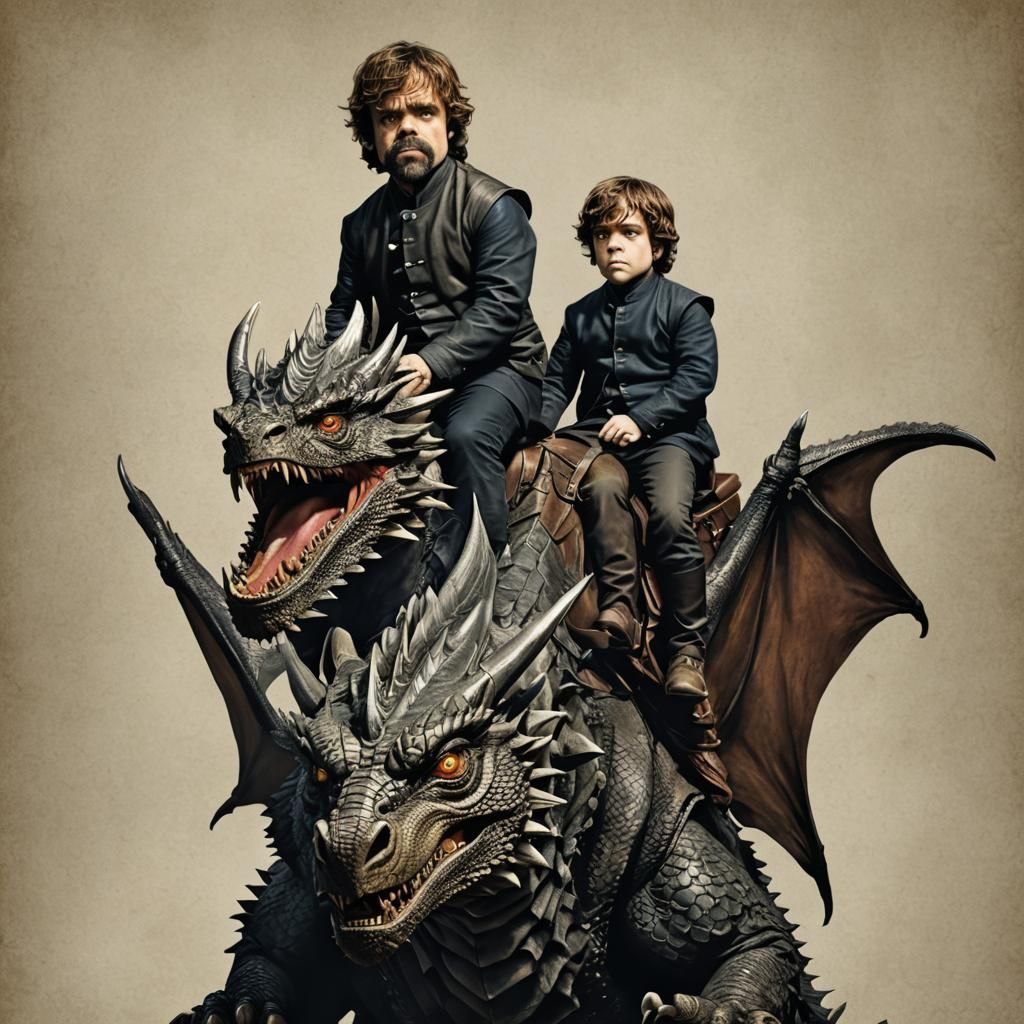 Peter Dinklage Rides a Dragon