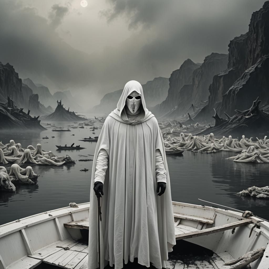 Spectre of Death on a Boat in Hell