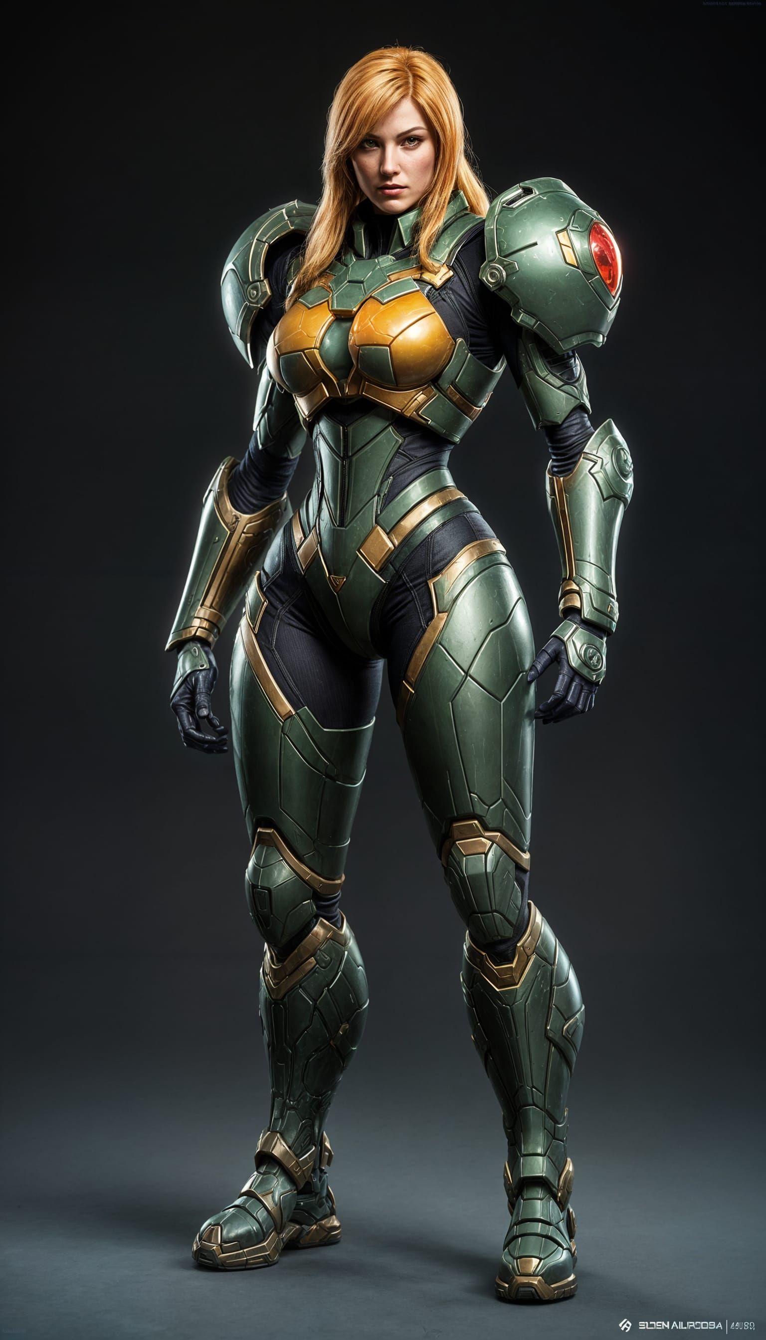 Samus Aran as Doom Marine, Sinister Art