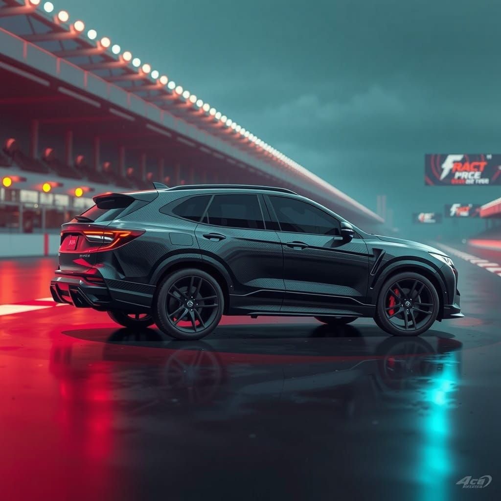 Sleek, High-Performance MPV with Carbon Fiber Body and Luxur...