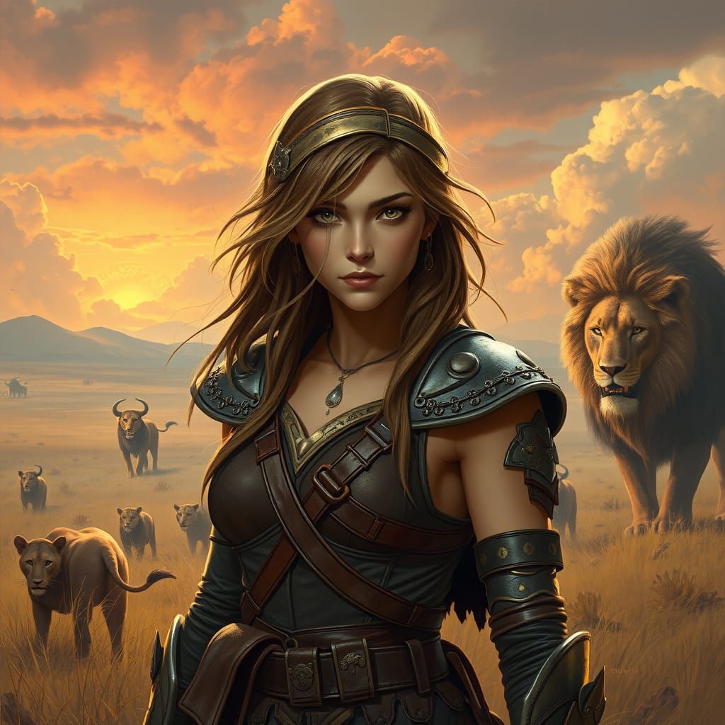 Lily in Savannah: Mystical Realism and Vibrant Textures