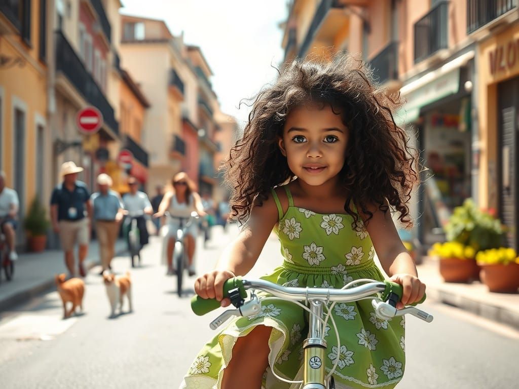 Surreal Springtime Scene in Cuenca, Spain with Vibrant Color...