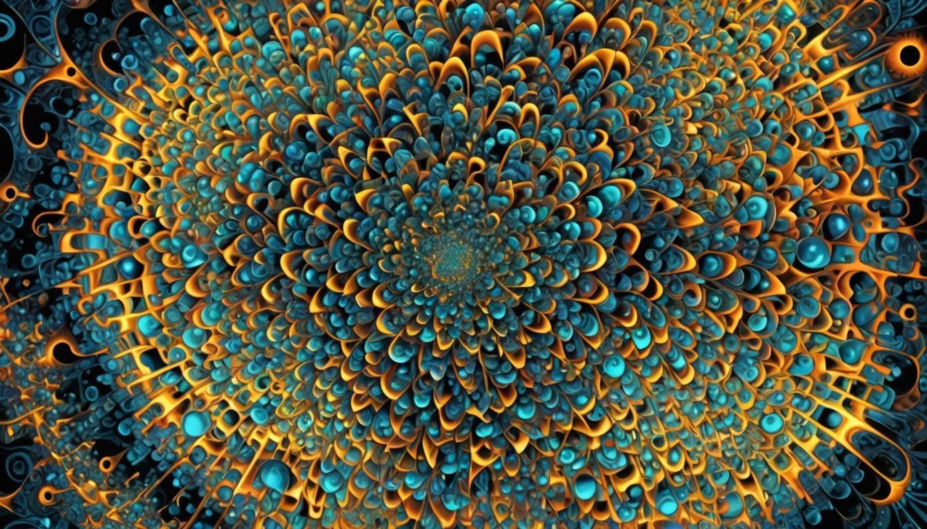 Geometric Core of Electric Swarm in Fractal Art