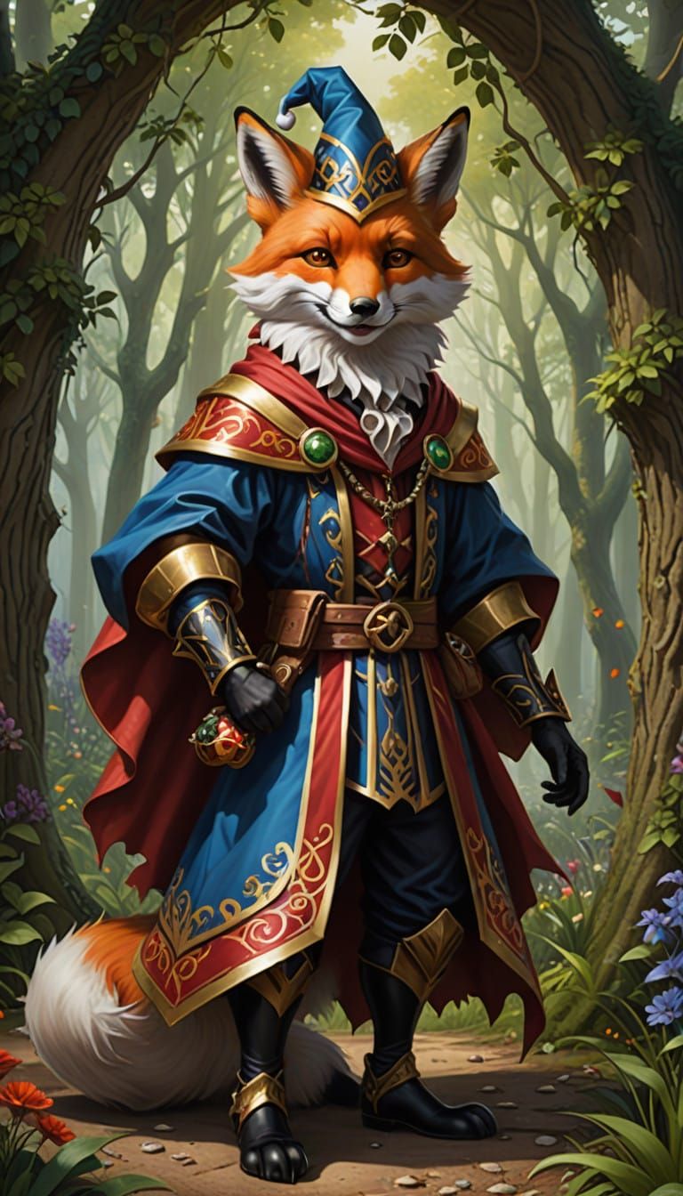 Whimsical Fox Trickster