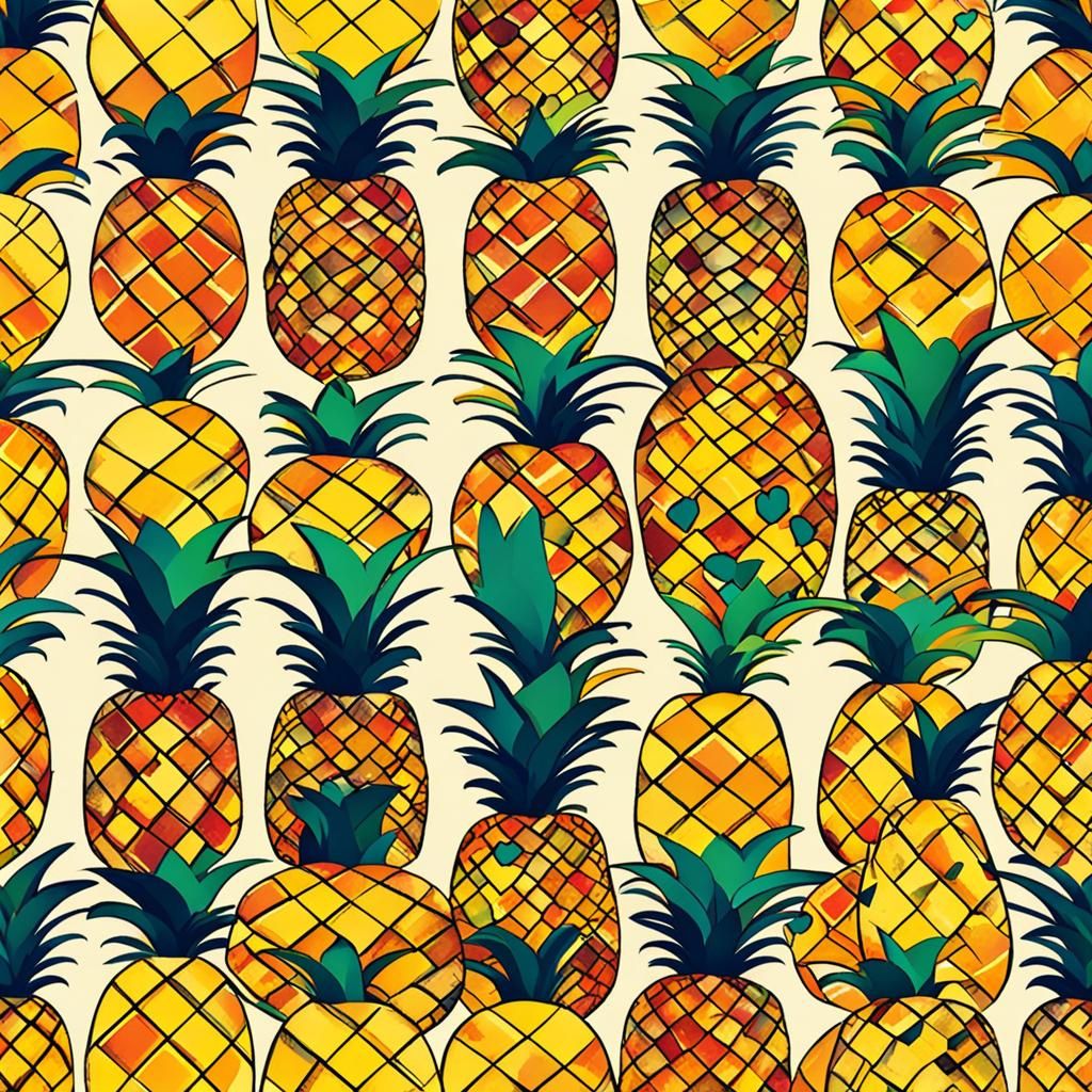 Pineapple Hearts in Jazz Fusion Style