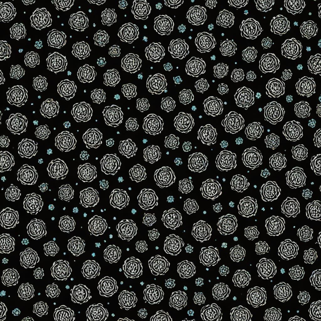 Simple AI Generated Flowers Illustration