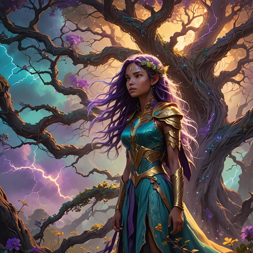 Daughter of Thunder and Earth: Fantasy Art