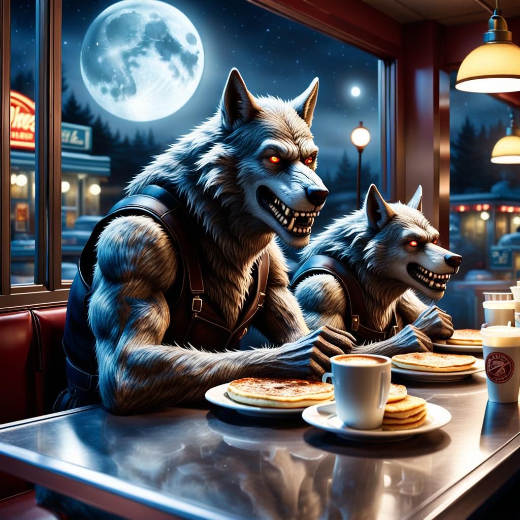 Late Night Werewolf Pancake Party