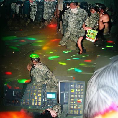 Military Rave Dance Party