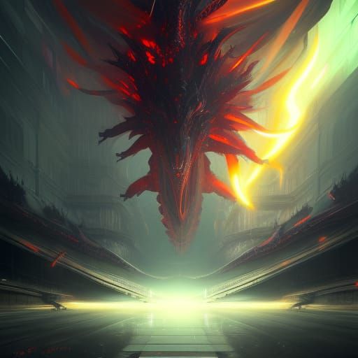 Cybernetic Yamata no Orochi Concept Art