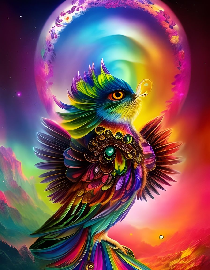 Rainbow catbird
