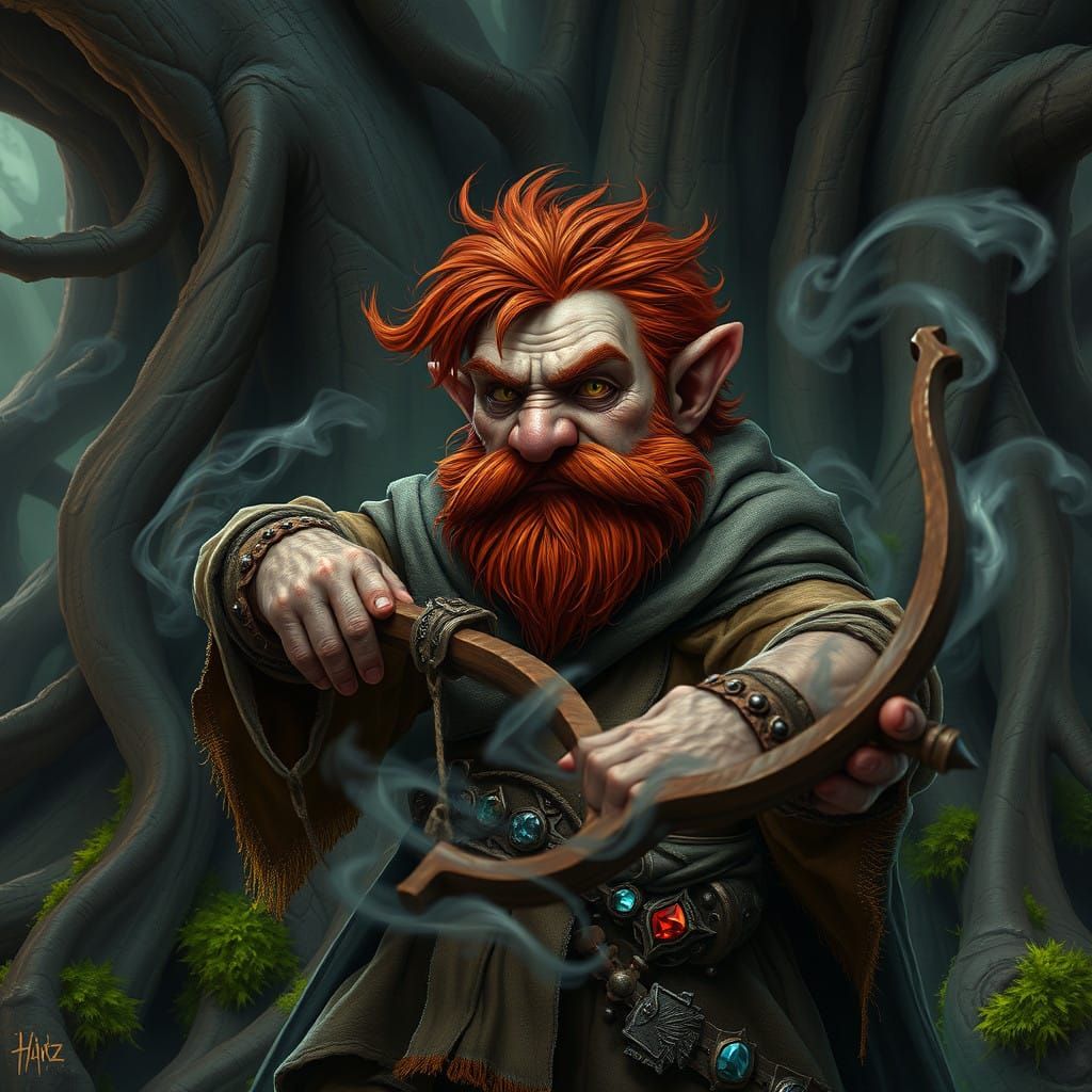 Weathered Gnome Cleric Master of Ancient Magic