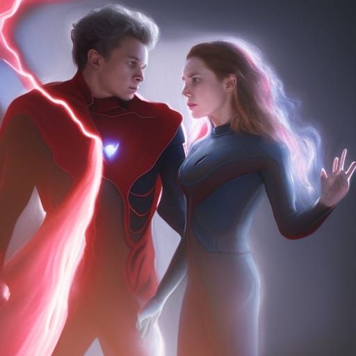 Wanda and Pietro Maximoff