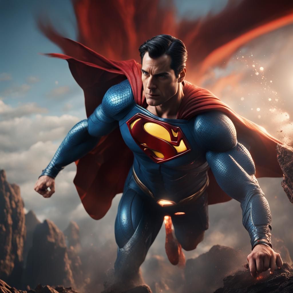 Superman's Heat Vision: Detailed Matte Painting