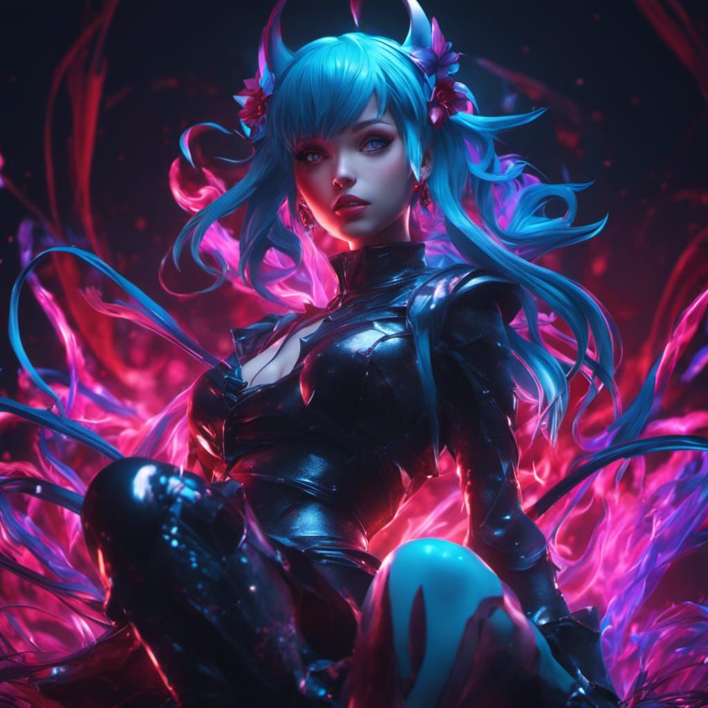 Magic Anime Dream Girl Halloween Dark 2