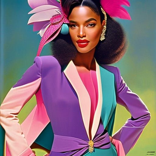 "Lisa Rose" - Vintage/Surreal/Fantasy Art