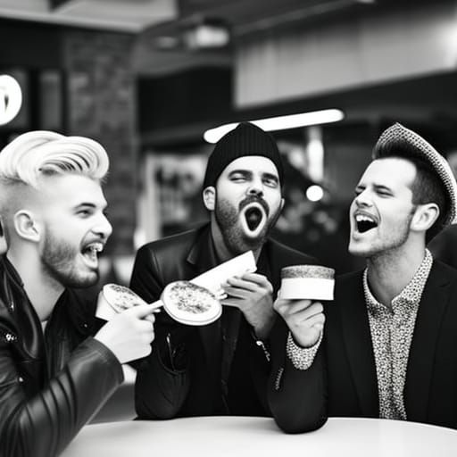 Punks Enjoying Fancy Cheese, Professional Photography