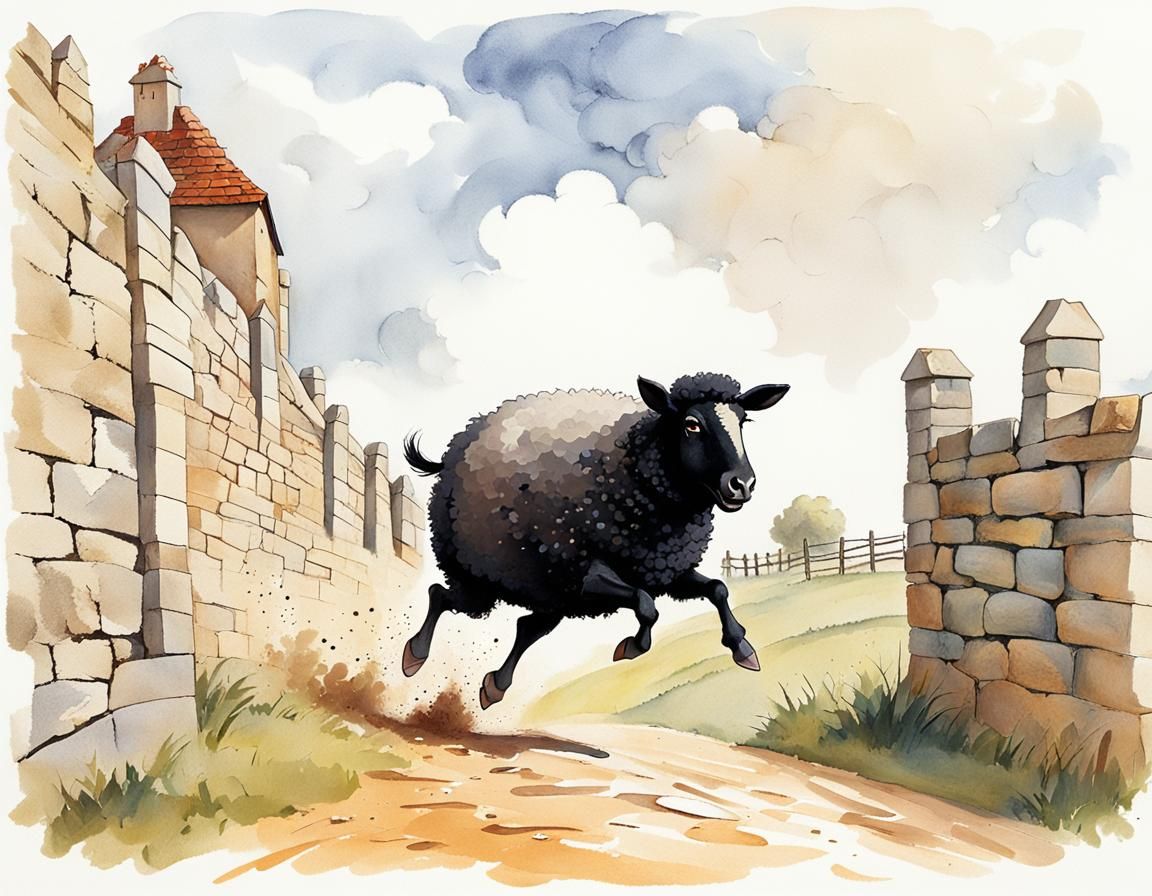 Baa Baa Black Sheep Chases Humpty Dumpty