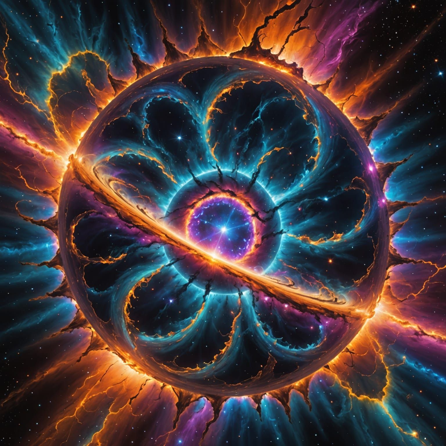 Psychedelic Supernova Creates the Universe