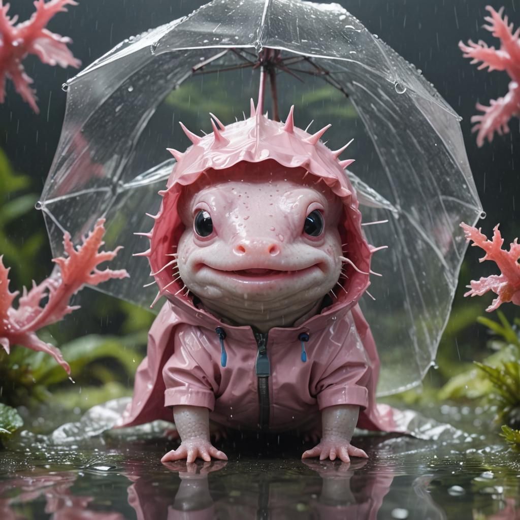 Axolotl is Getting Wet