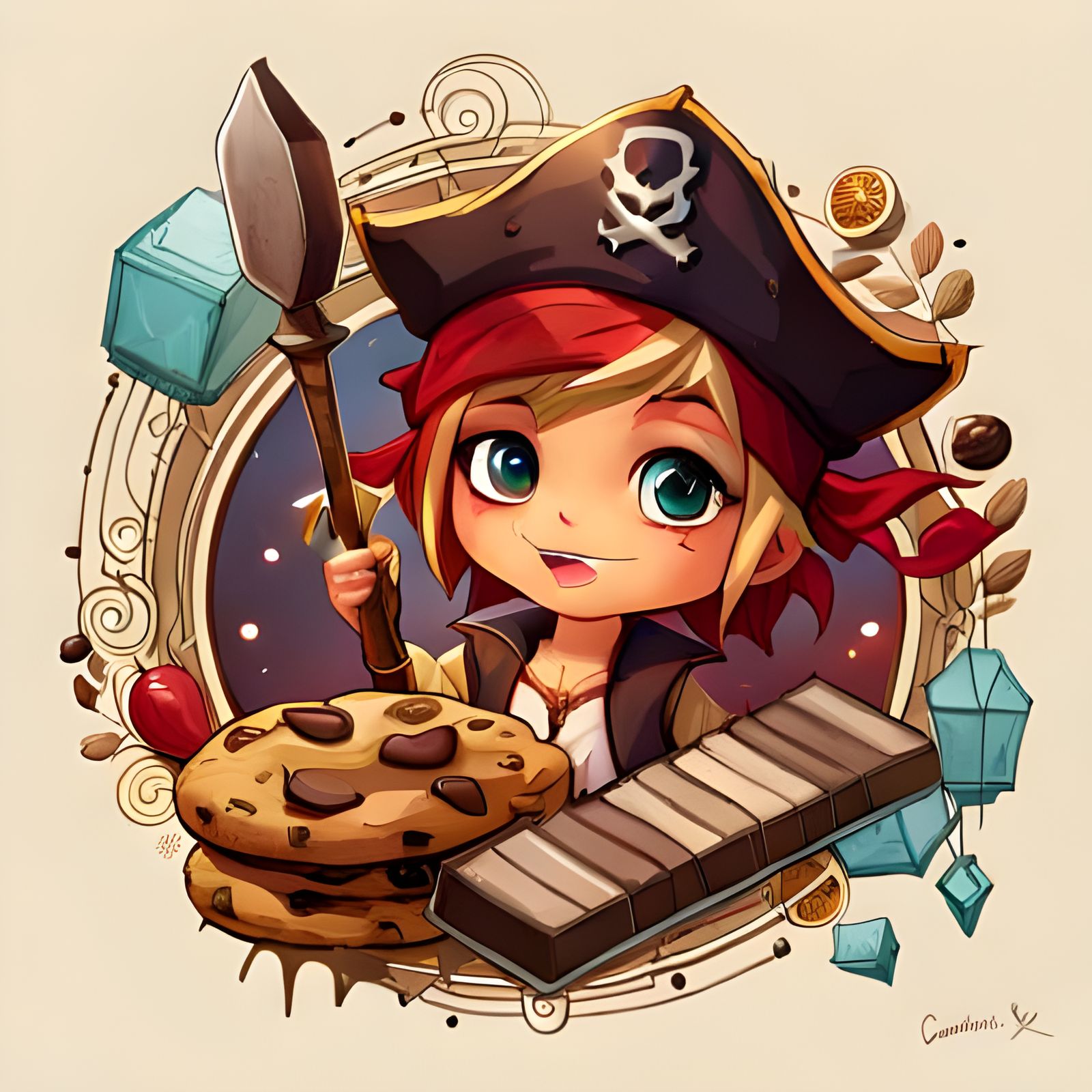 Chocolate Chip Cookie Pirate Adventure