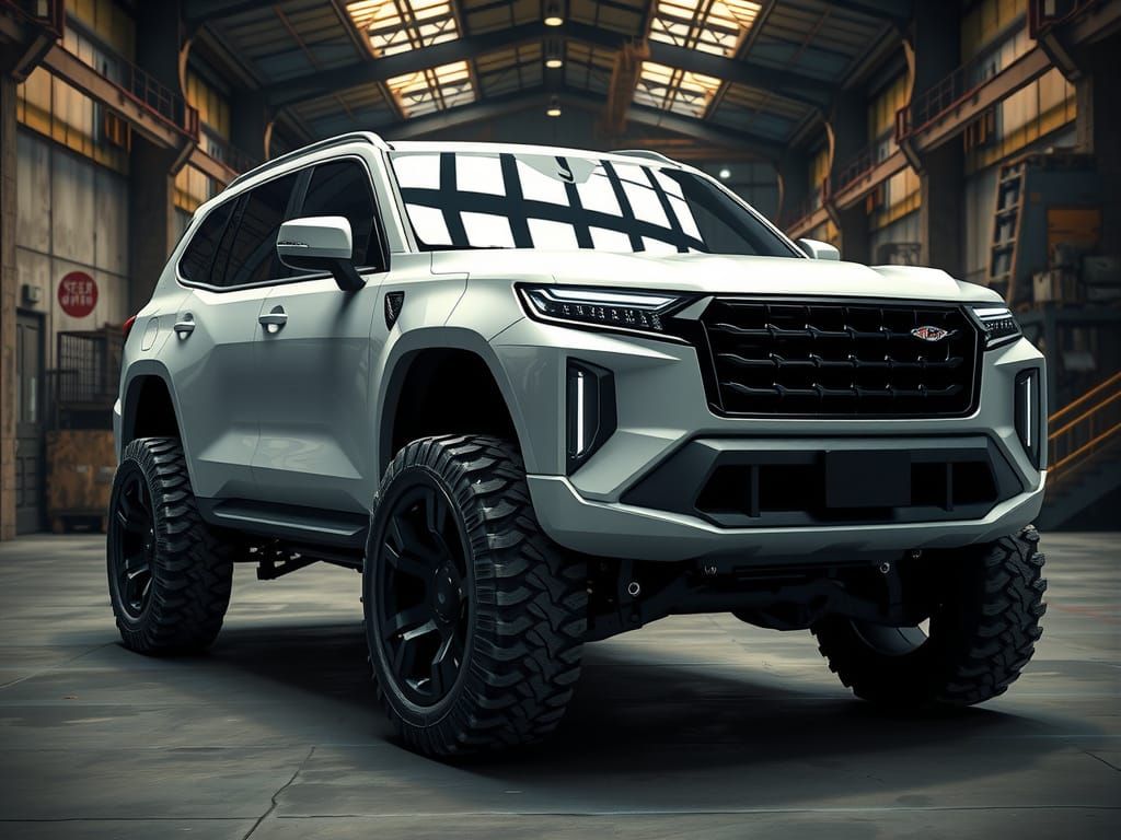 Stunning 2-Door Off-Road SUV with Futuristic Design