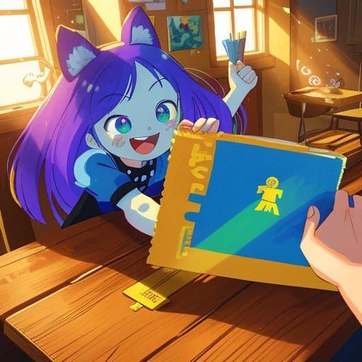 Vibrant Truth or Dare Scene in Comic Book Style