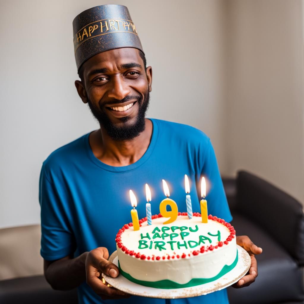Abdul's Birthday Celebration: A Happy Face Theme