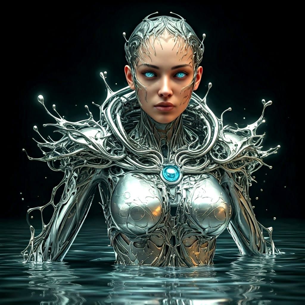 Symbiotic liquid chrome armour