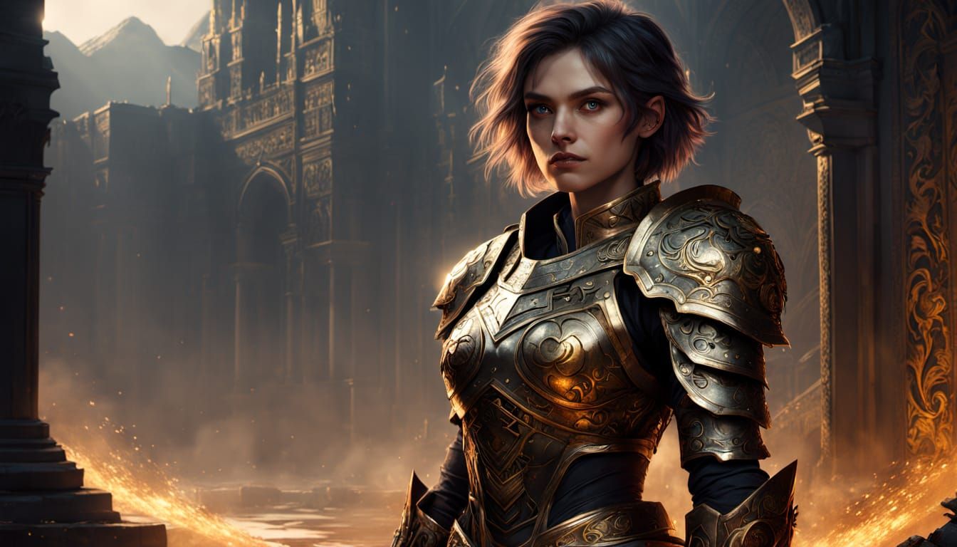 Fantasy Warrior Woman Concept Art