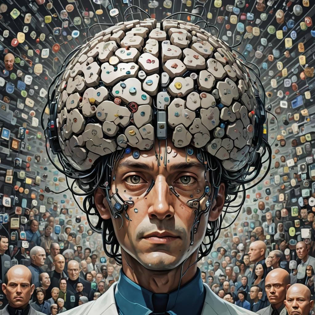 Giant Brain Oversees Android Data Display