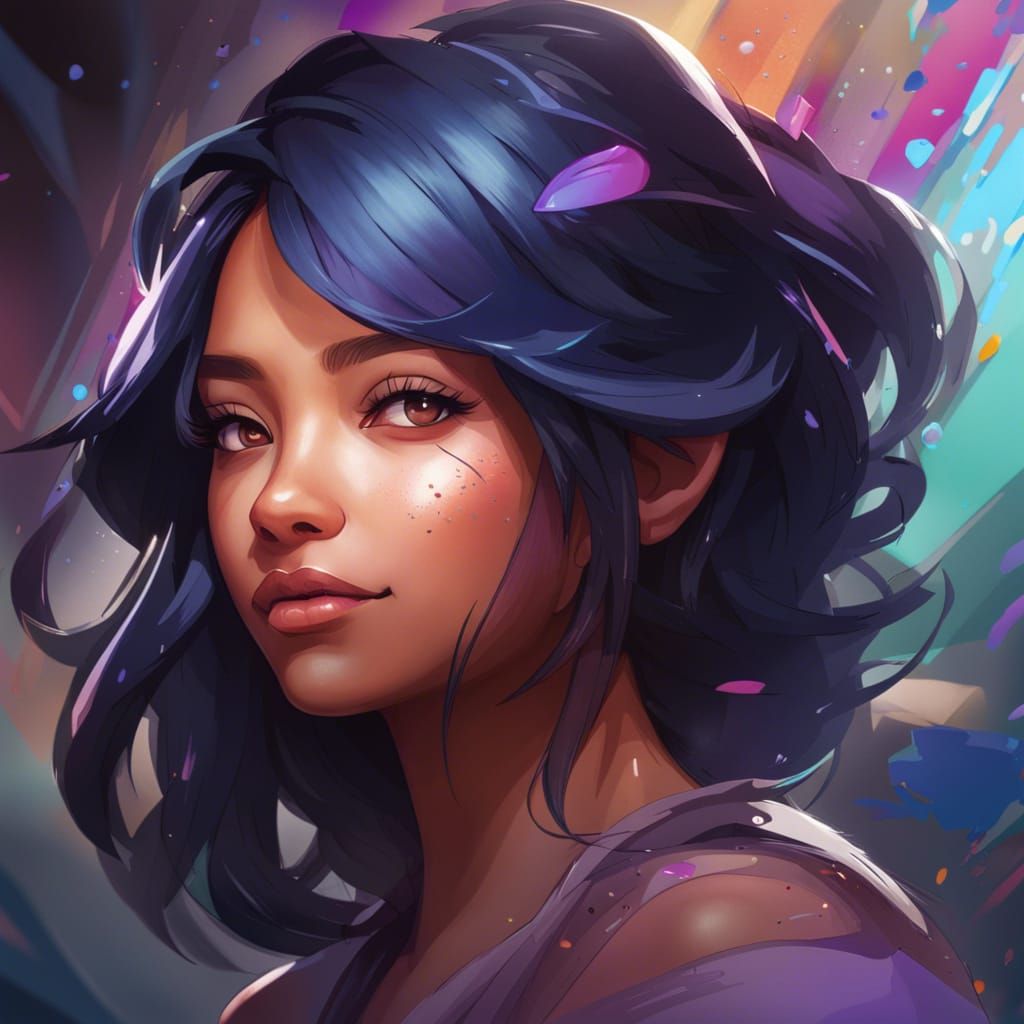 Aphmau Portrait in Hyperdetailed Style