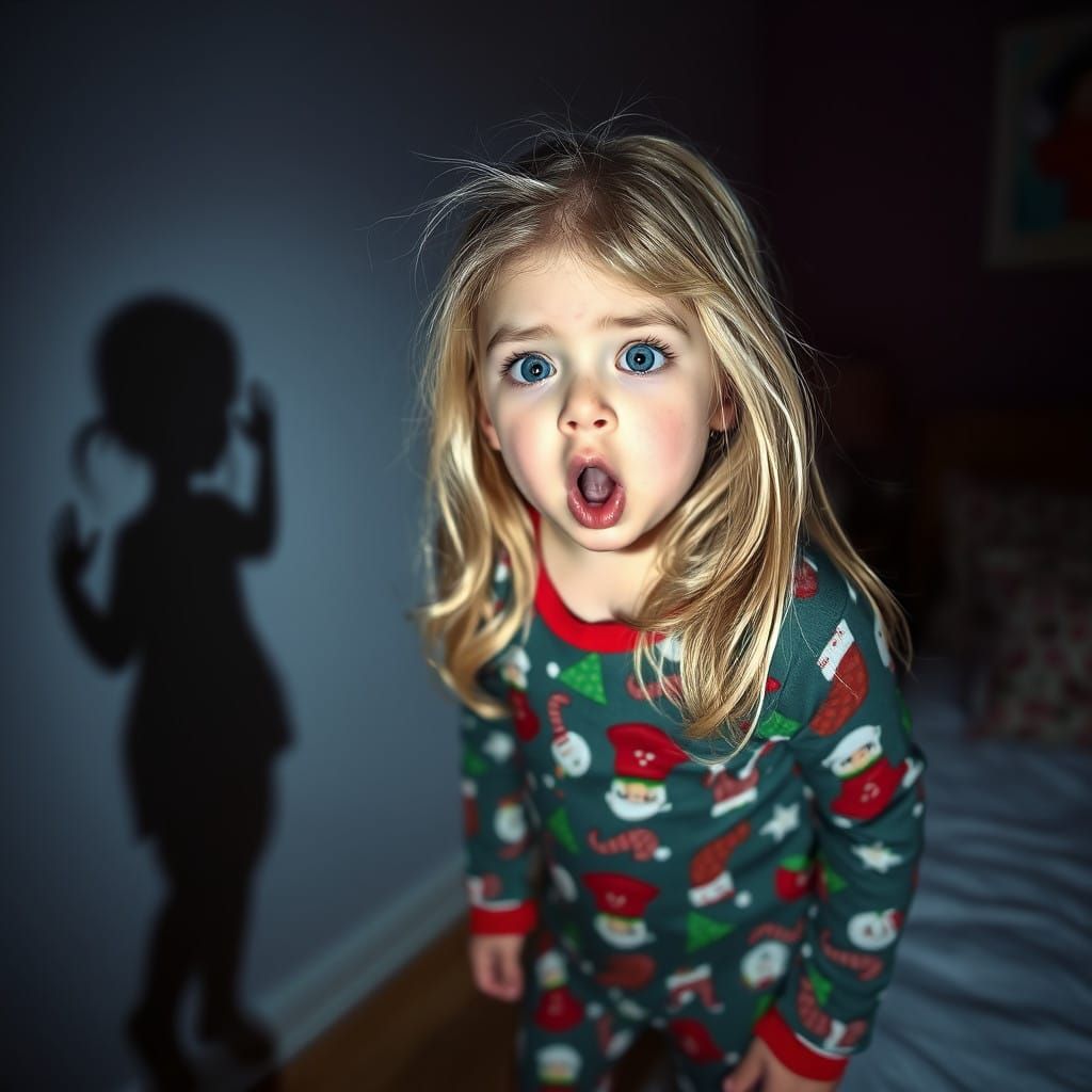 Mommy, I'm Scared. Come Pee With Me. 😟