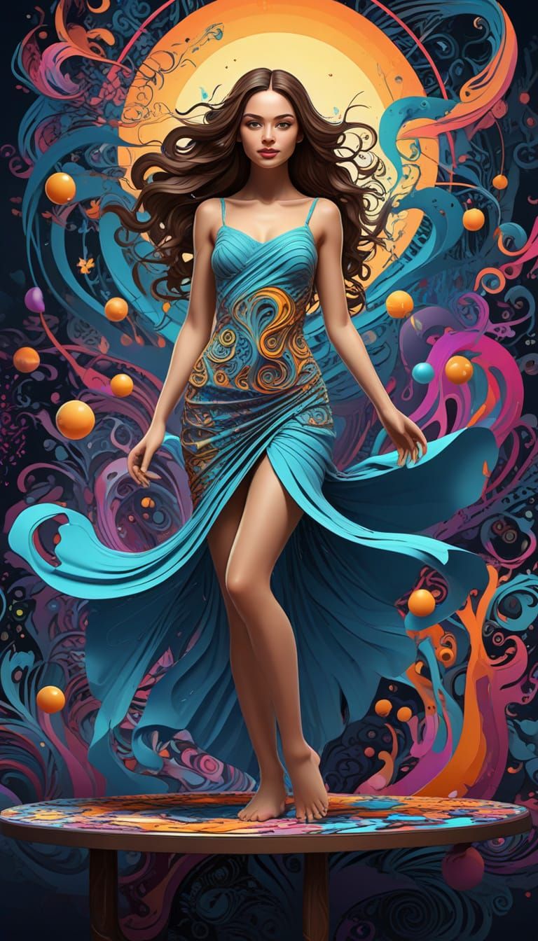 Psychedelic Surrealist Dance Party with Aphrodite