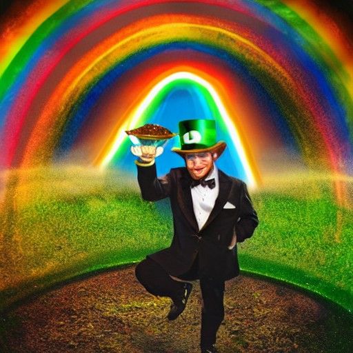 Leprechaun's Pot of Gold at Rainbow's End