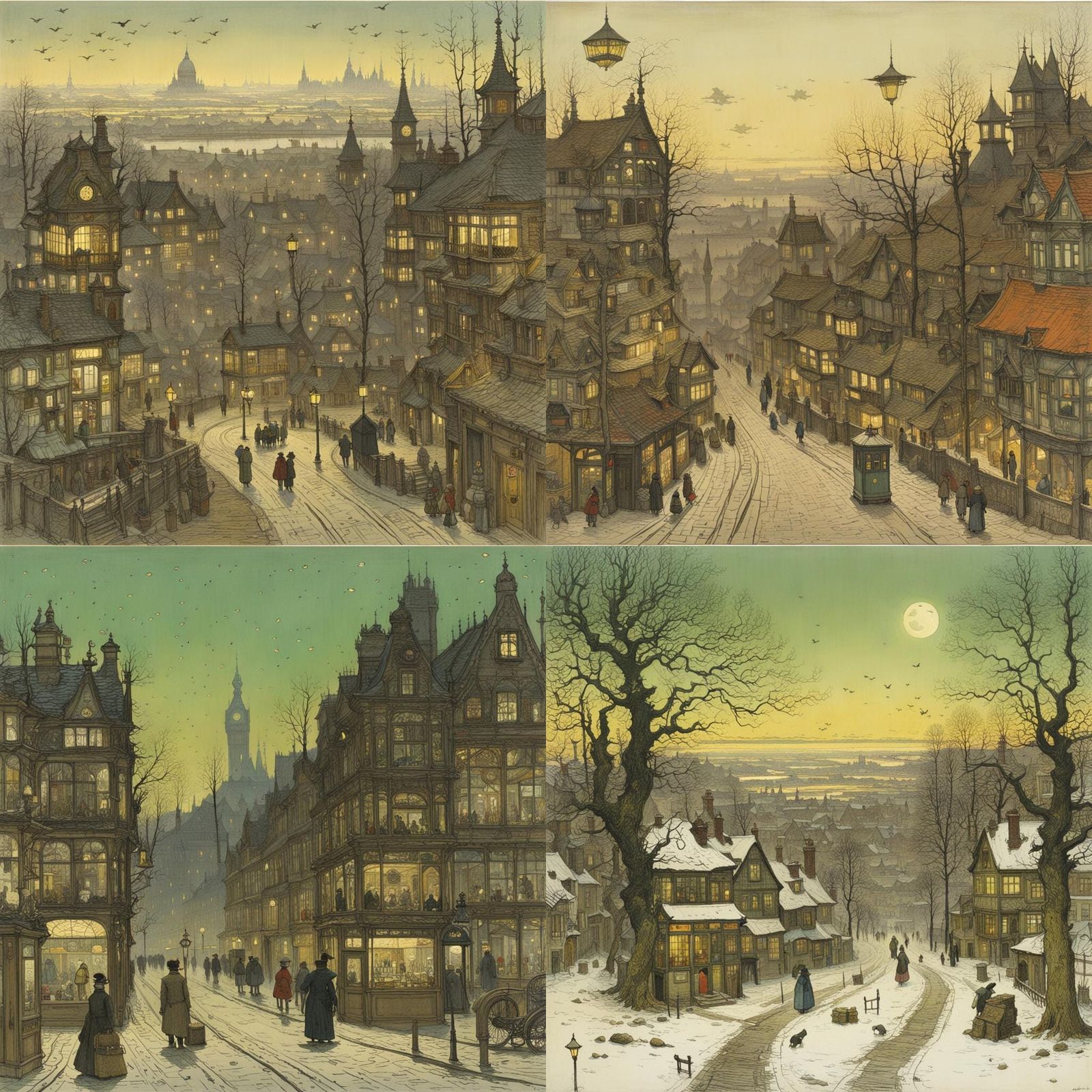 Surreal Landscape Inspired by Grimshaw and Adolfsson