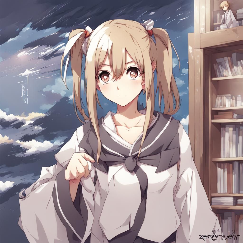 Anime Key Visual in Japanese Manga Style