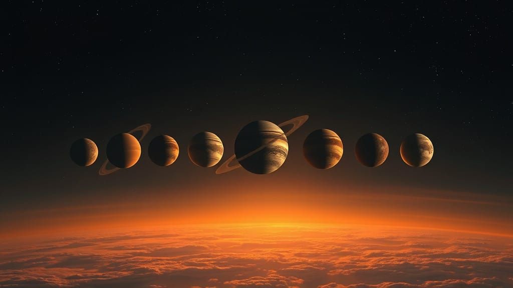 Planets Align in Rare Celestial Row Across the Sky