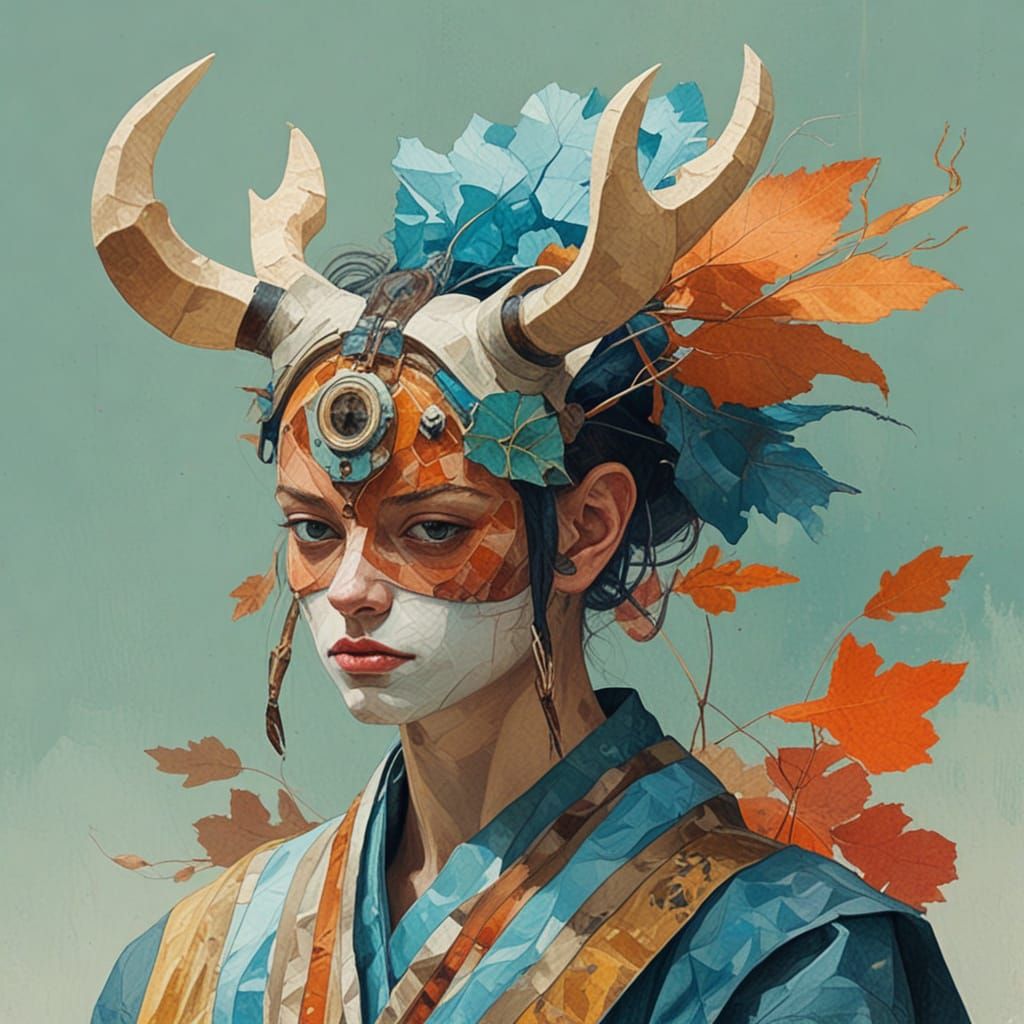 Still Life Composition in Muted Colors